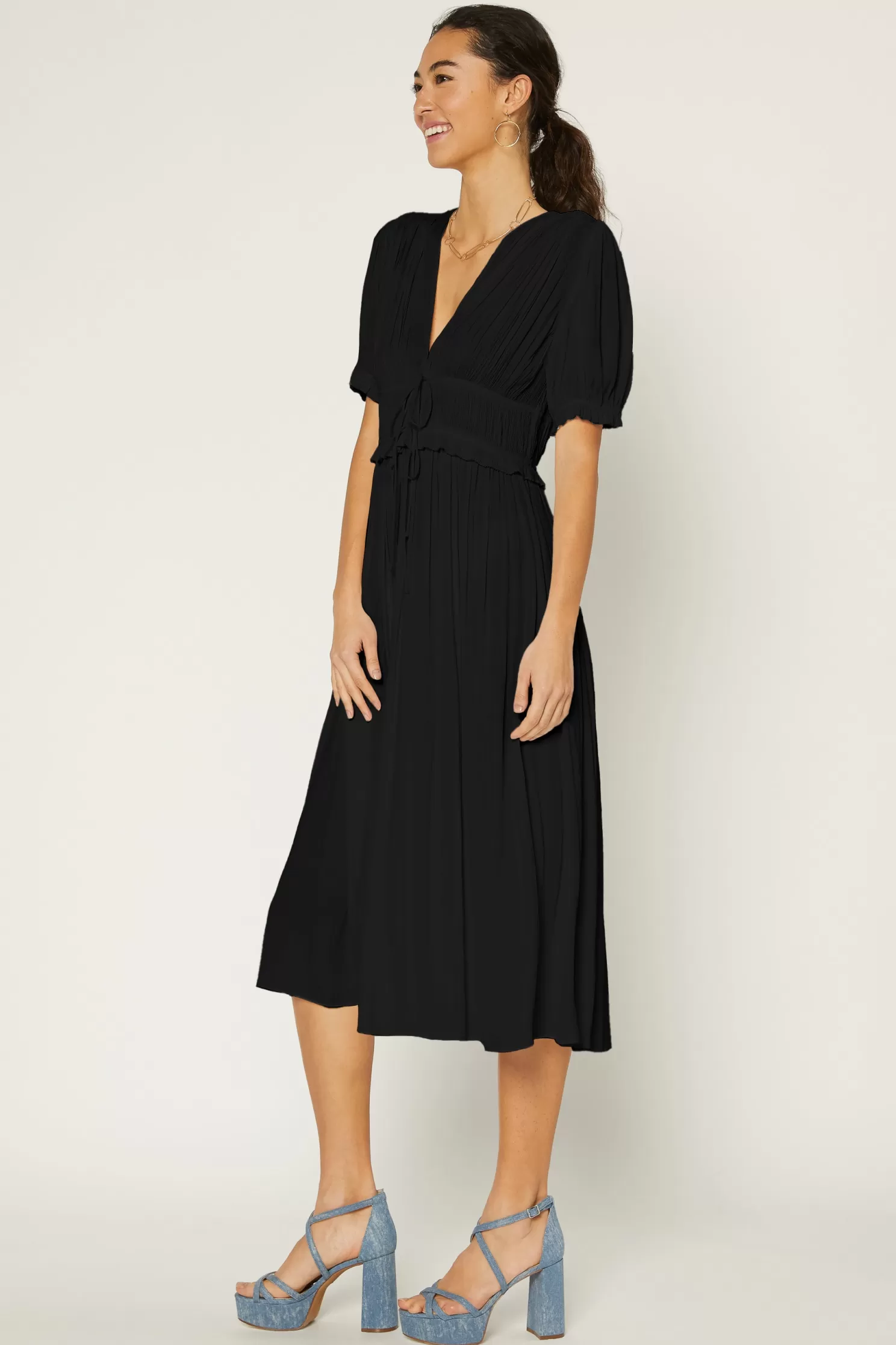 New Amelia Pleated Maxi Dress Maxi Dresses