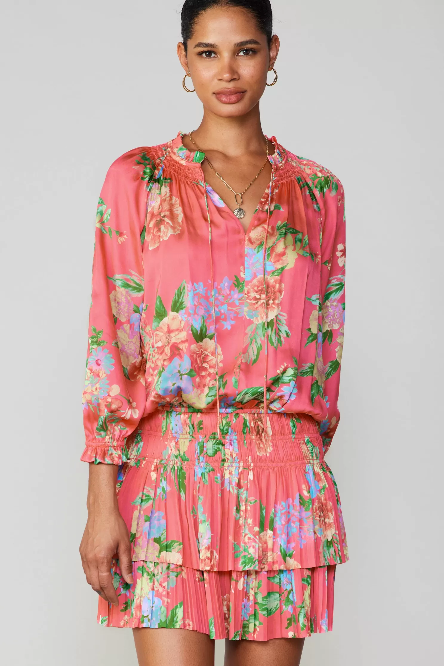 Sale Aurelie Floral Mini Dress Mini Dresses