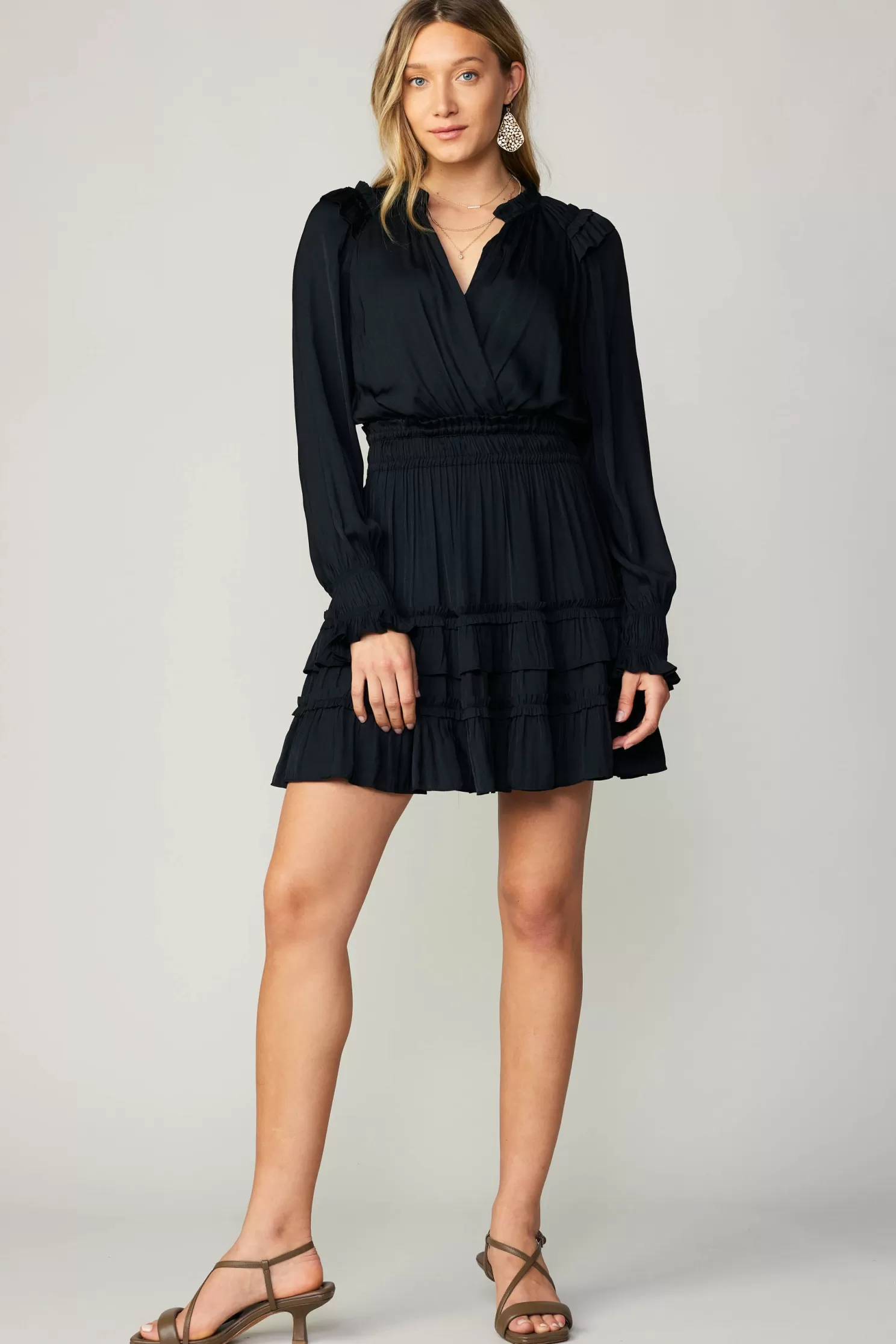 Online Autumn Ruffled Mini Dress Mini Dresses