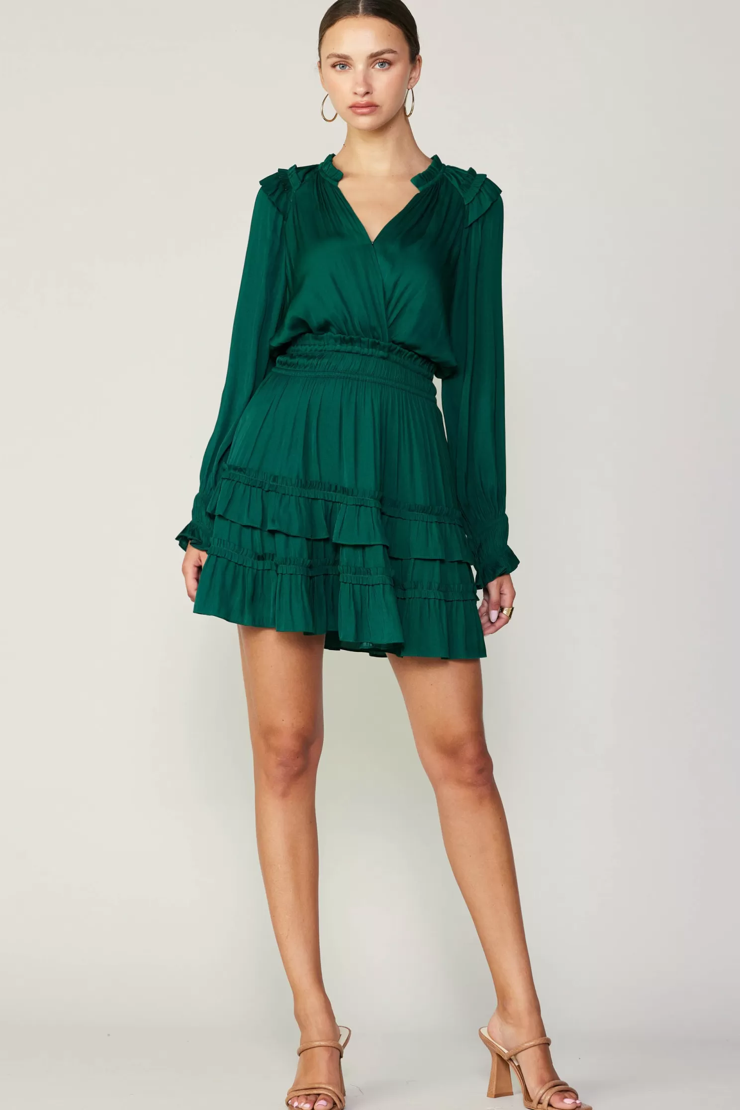 Store Autumn Ruffled Mini Dress Mini Dresses