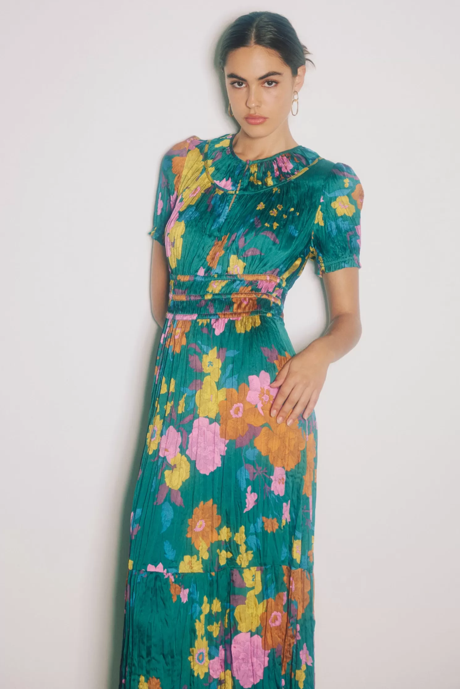 Clearance Brooklyn Floral Midi Dress Midi Dresses