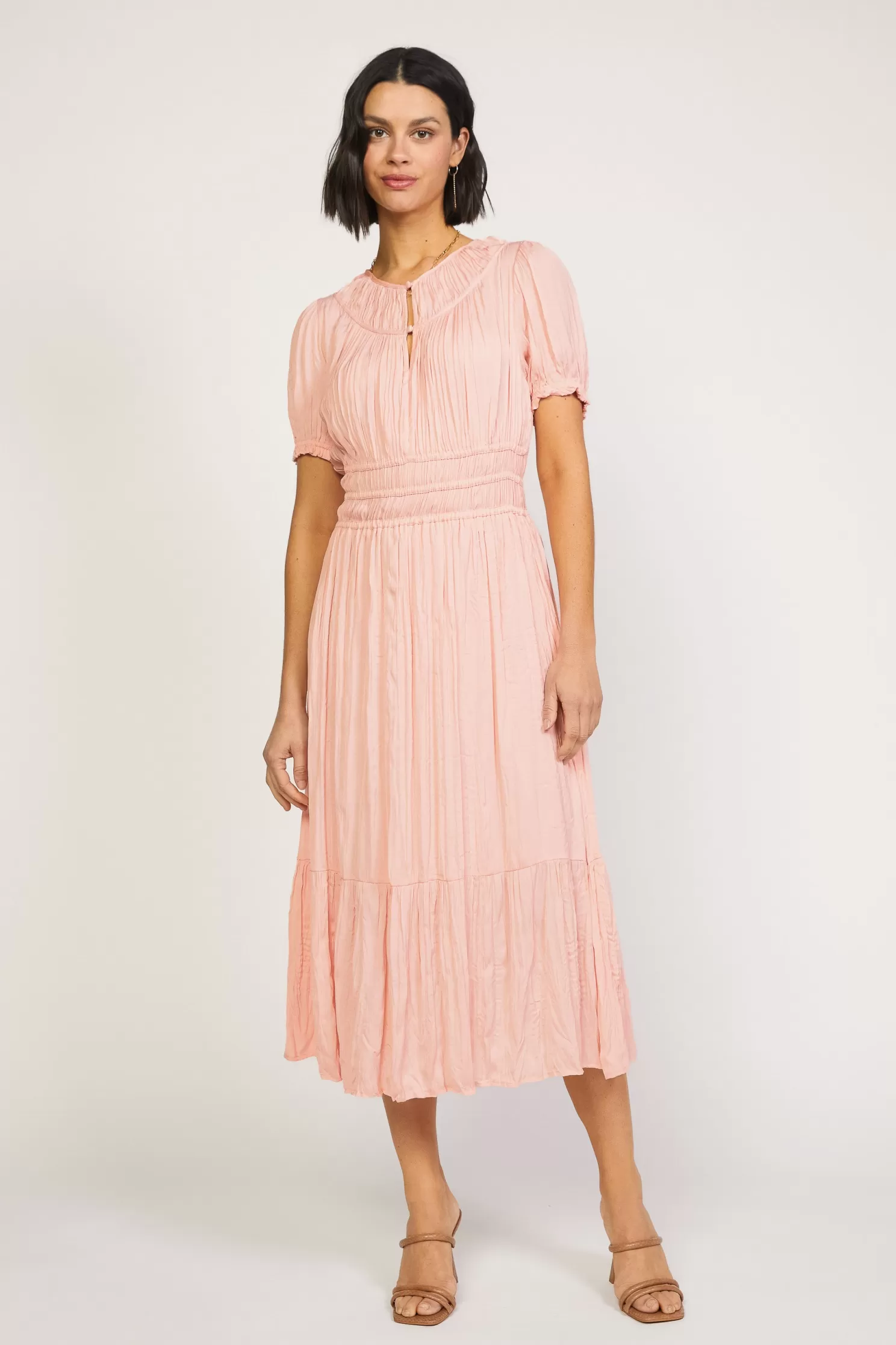 Fashion Brooklyn Pleated Midi Dress Midi Dresses