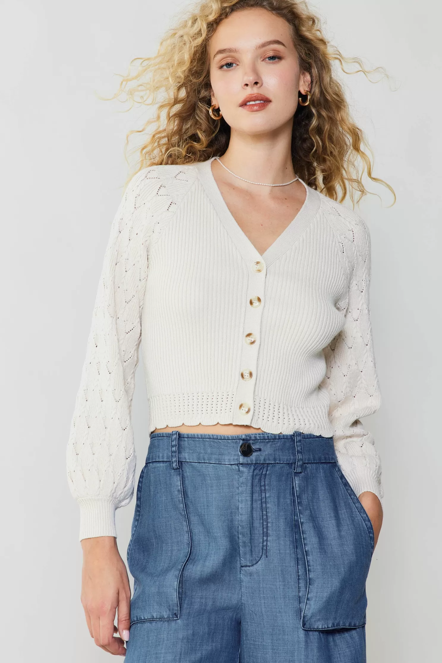 New Button Cardigan Sweaters | Long Sleeve Tops