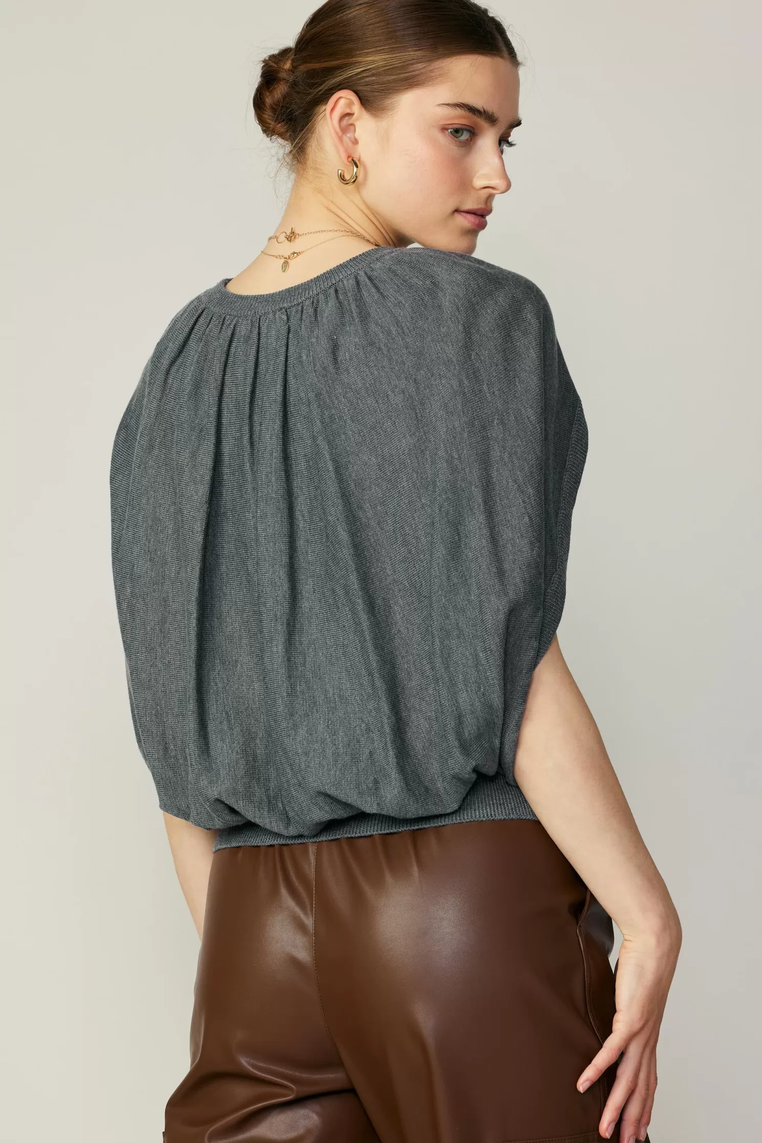 Hot Cape Layered Sweater Top Sweaters | Knitwear