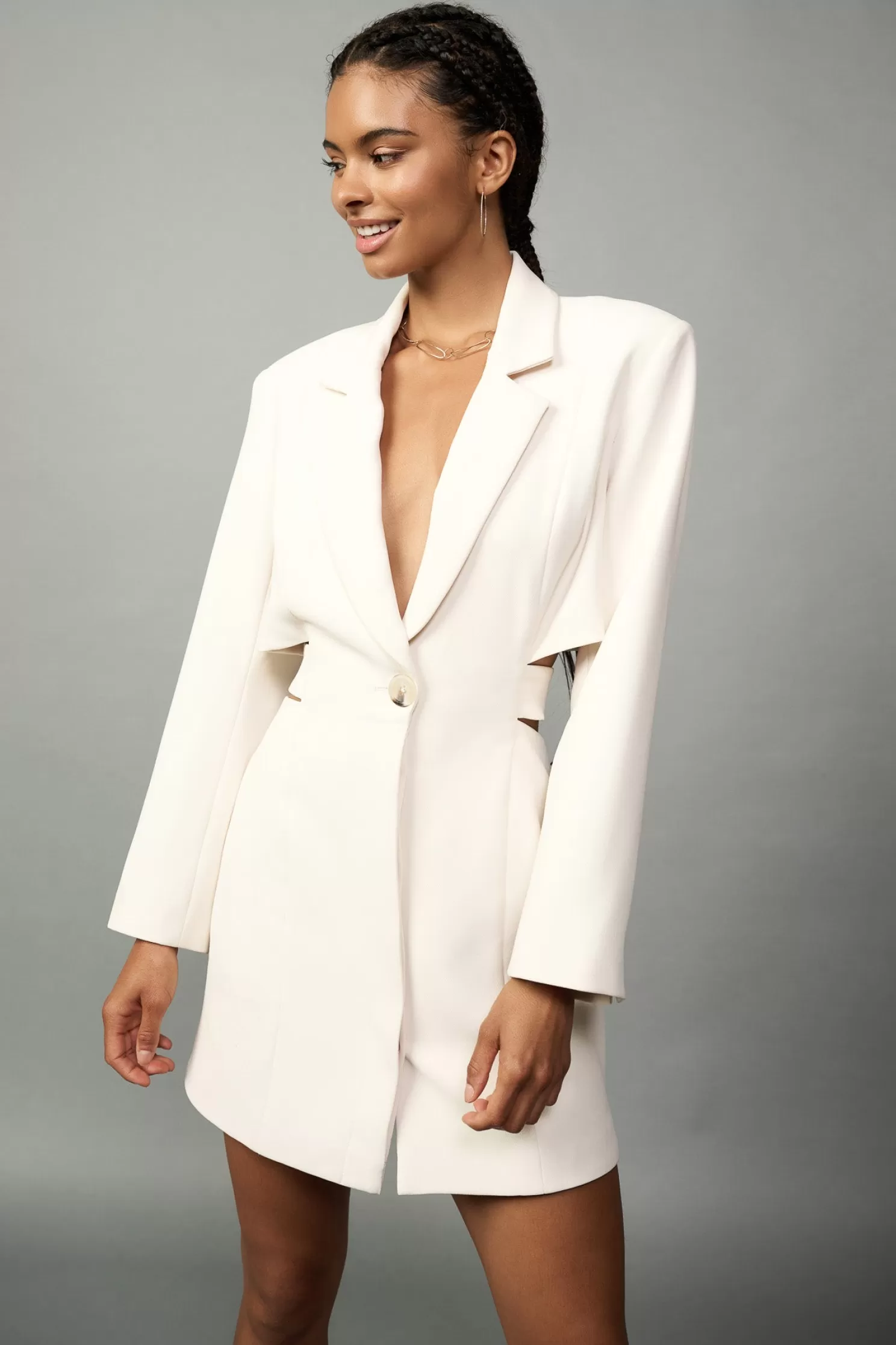 Sale Cutout Detail Blazer Dress Mini Dresses | Outerwear