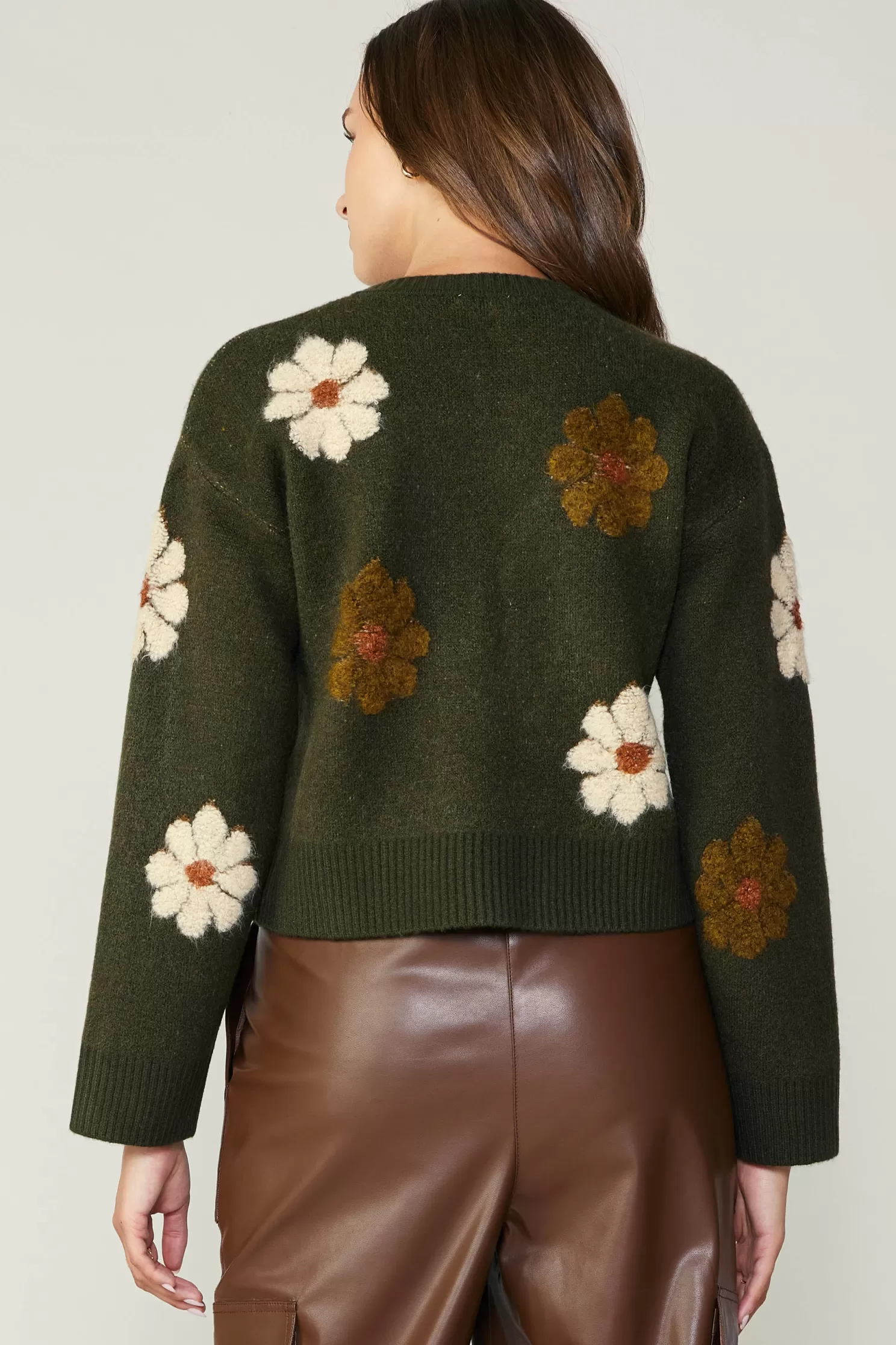 Shop Daisy Embroidered Sweater Sweaters | Knitwear