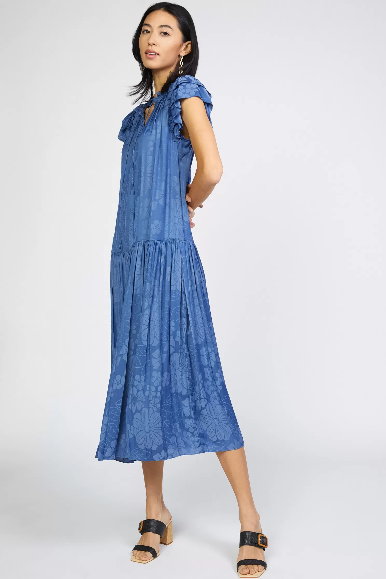 Best Floral Jacquard Maxi Dress Maxi Dresses