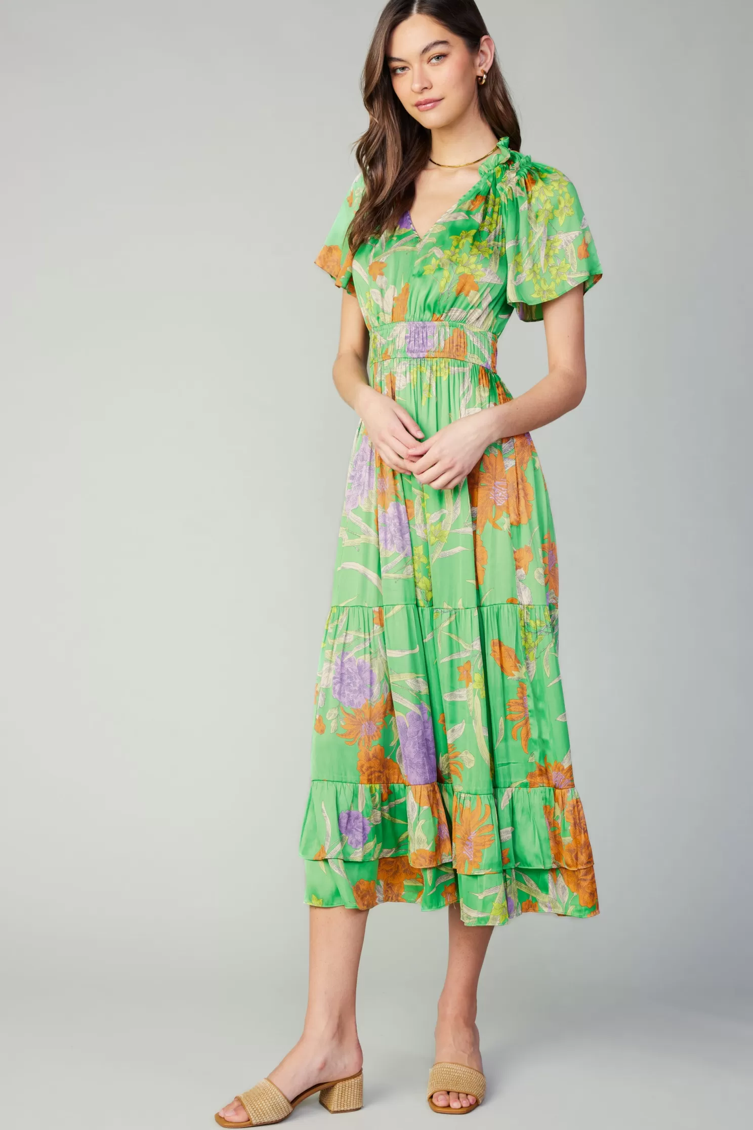 Fashion Floral Pattern Maxi Dress Maxi Dresses | Cleo Dresses