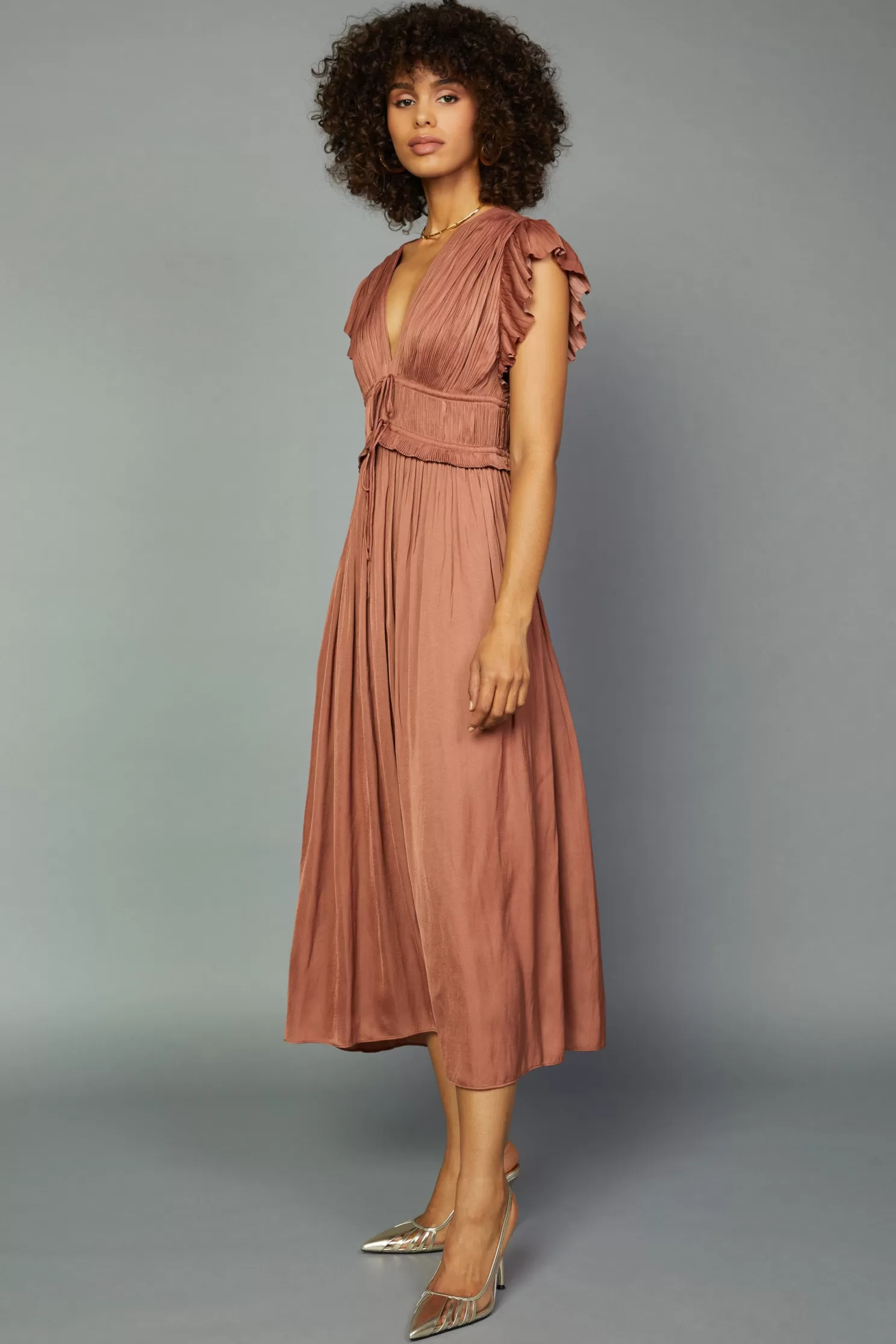 New Mara Pleated Maxi Dress Midi Dresses | Maxi Dresses