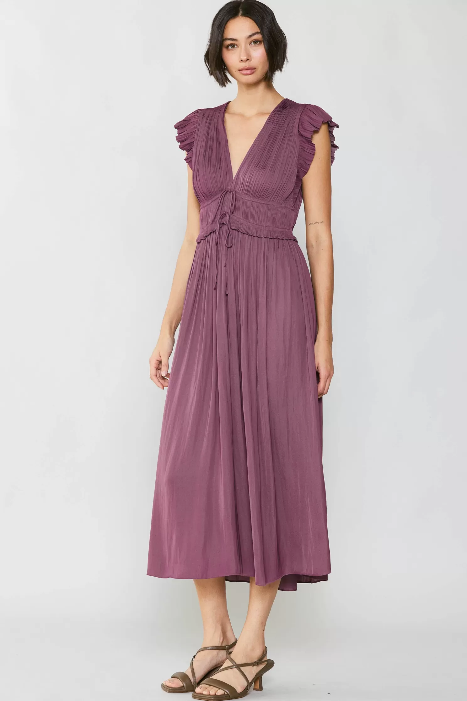 Best Mara Pleated Maxi Dress Midi Dresses | Maxi Dresses