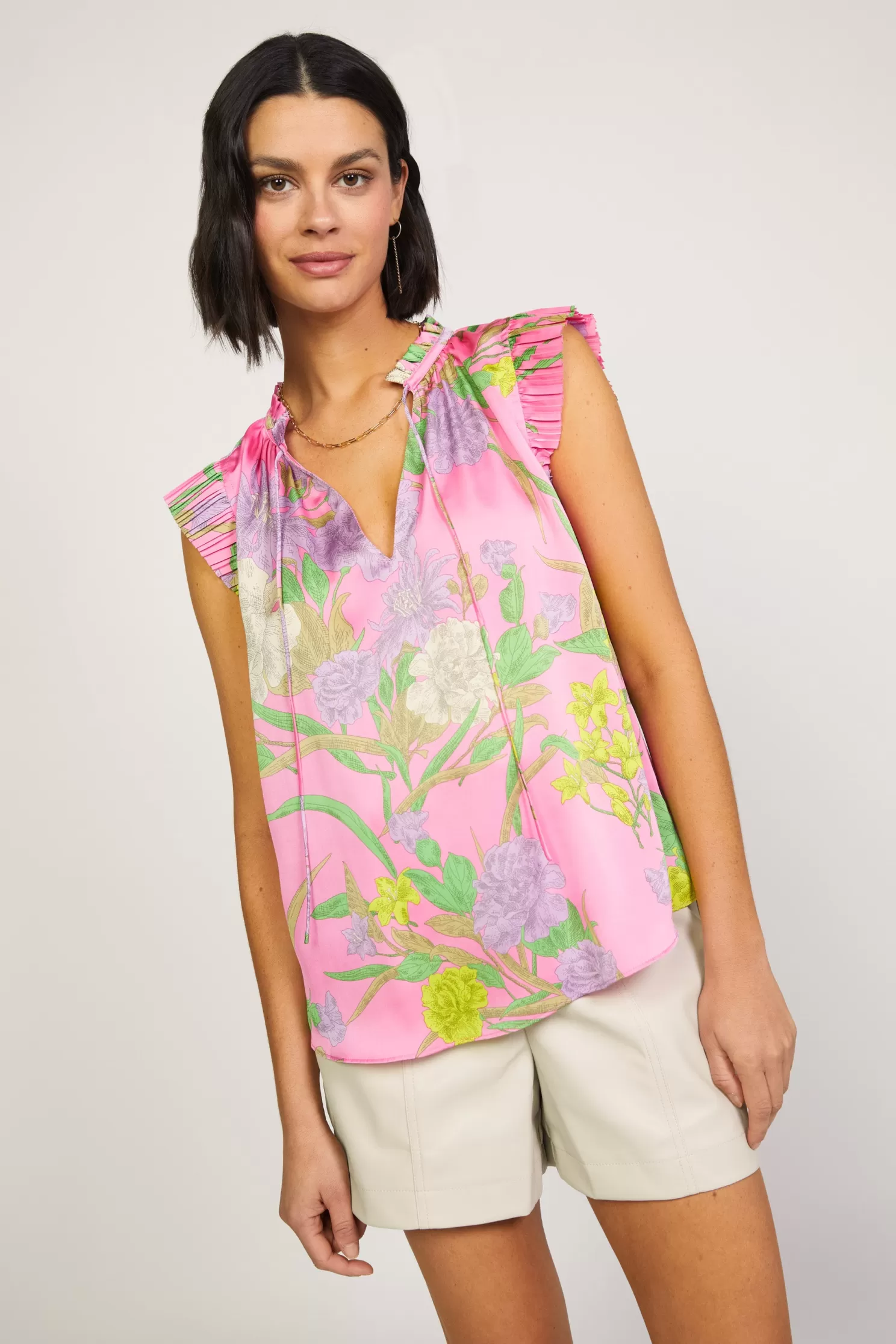 Flash Sale Margot Botanical Motif Blouse Blouses