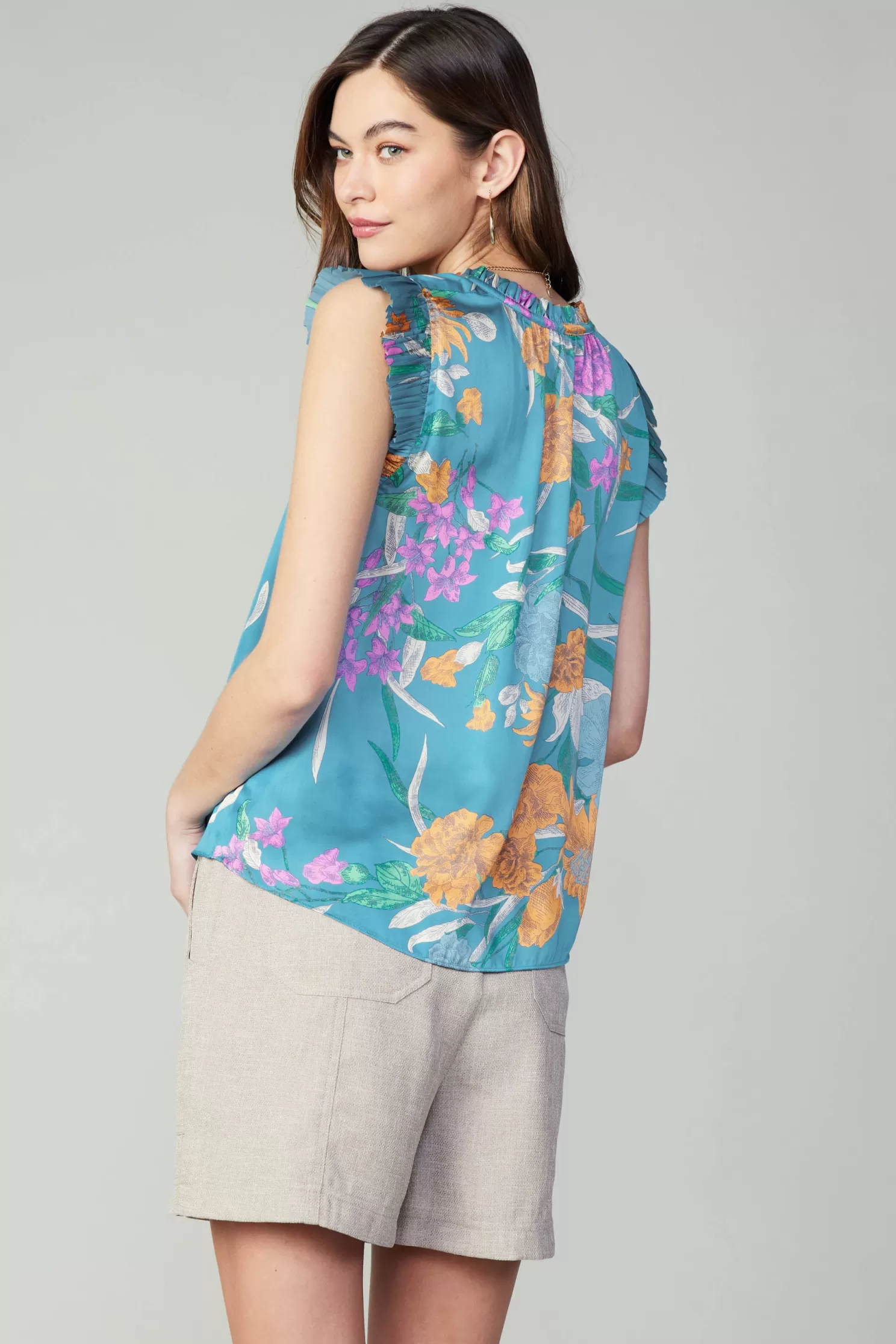 Best Sale Margot Botanical Motif Blouse Blouses