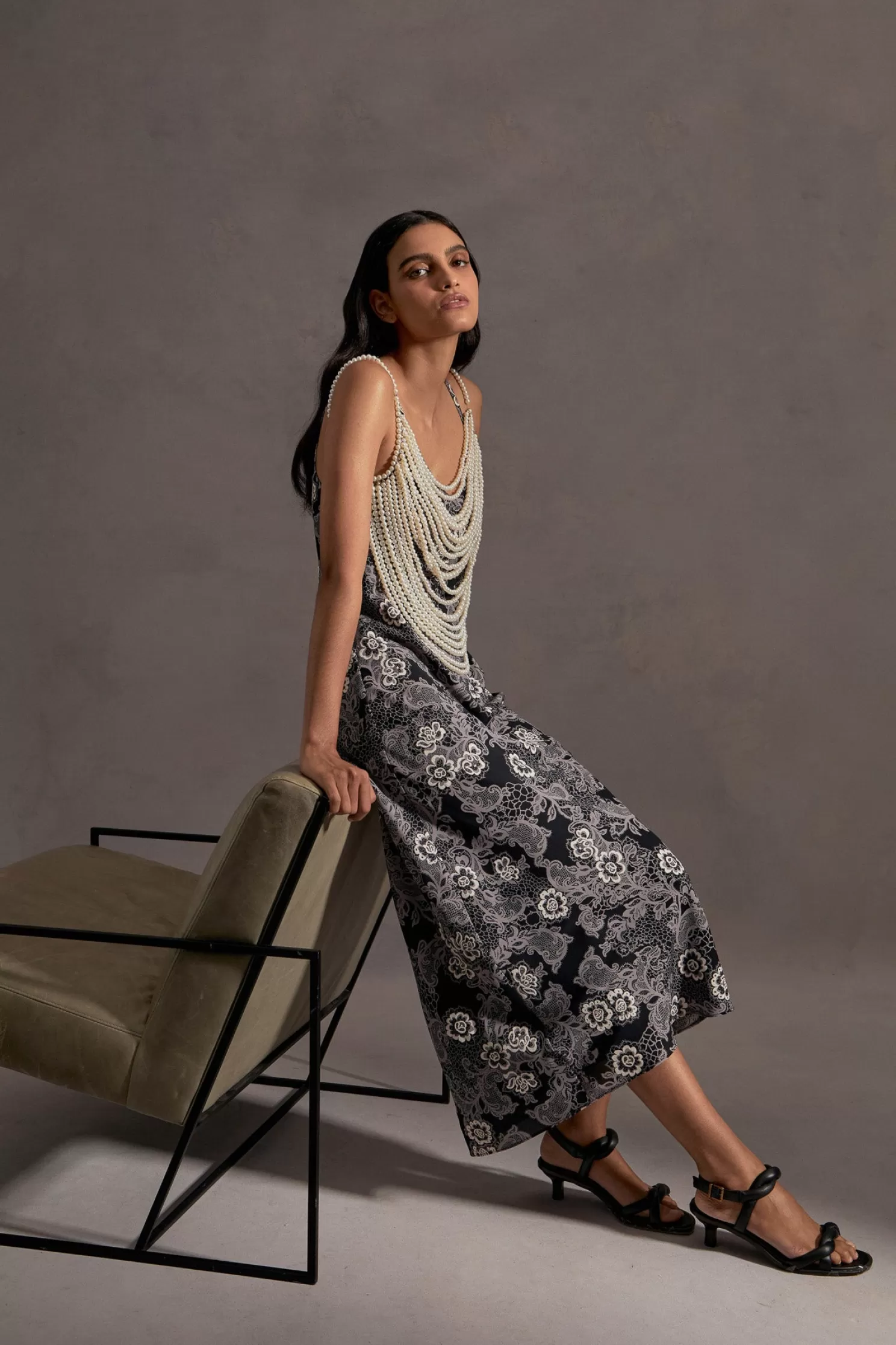 Sale Noir Floral Maxi Dress Midi Dresses | Maxi Dresses