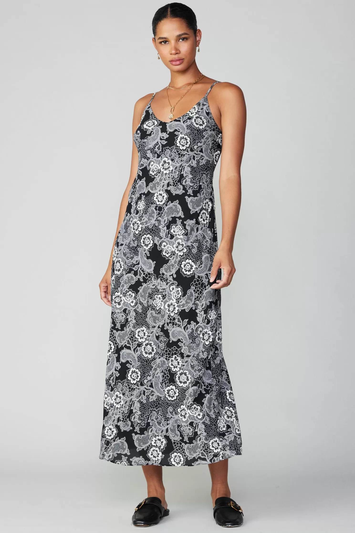 Sale Noir Floral Maxi Dress Midi Dresses | Maxi Dresses