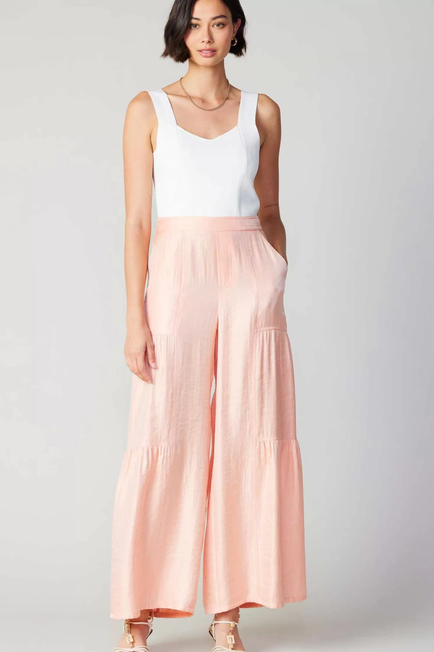 Sale Pastel Wide Leg Pants BOTTOMS | Pants