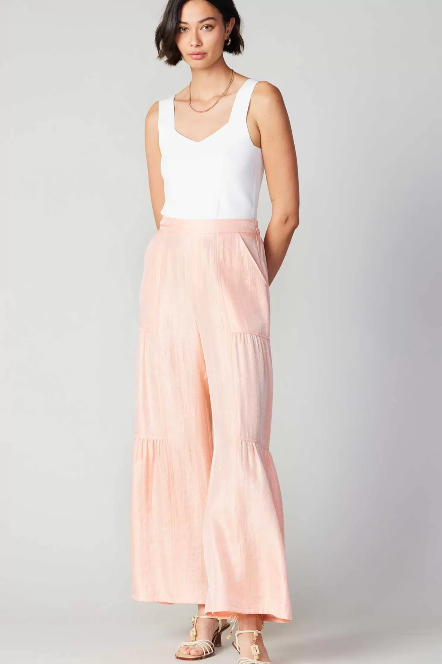 Sale Pastel Wide Leg Pants BOTTOMS | Pants