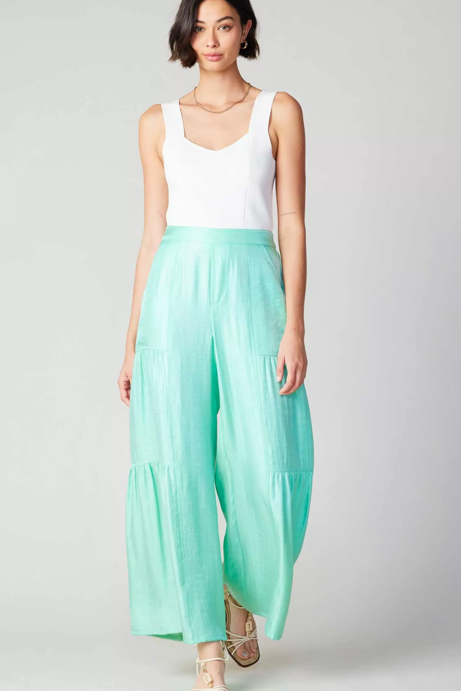 Cheap Pastel Wide Leg Pants Pants | BOTTOMS