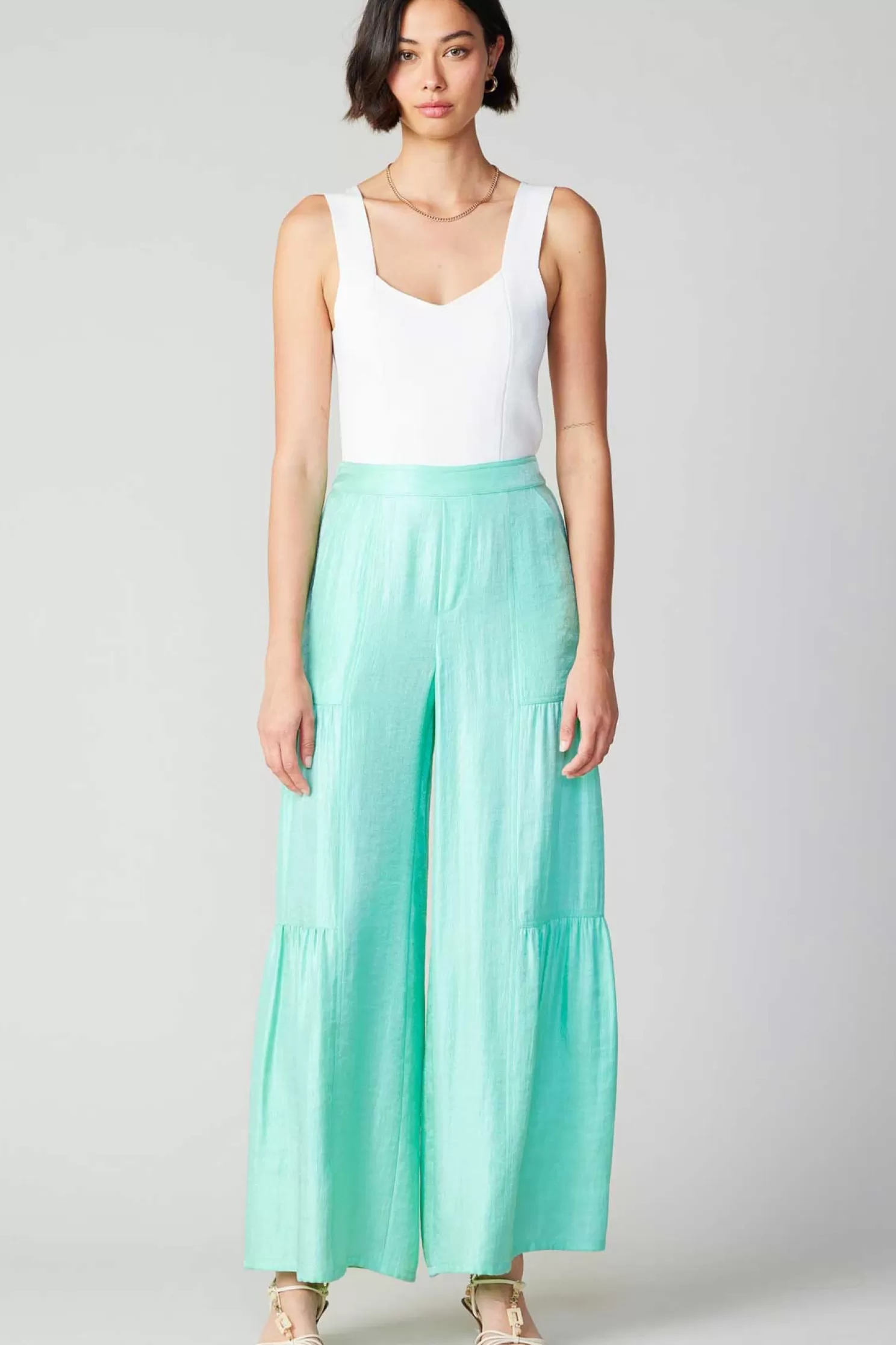 Cheap Pastel Wide Leg Pants Pants | BOTTOMS