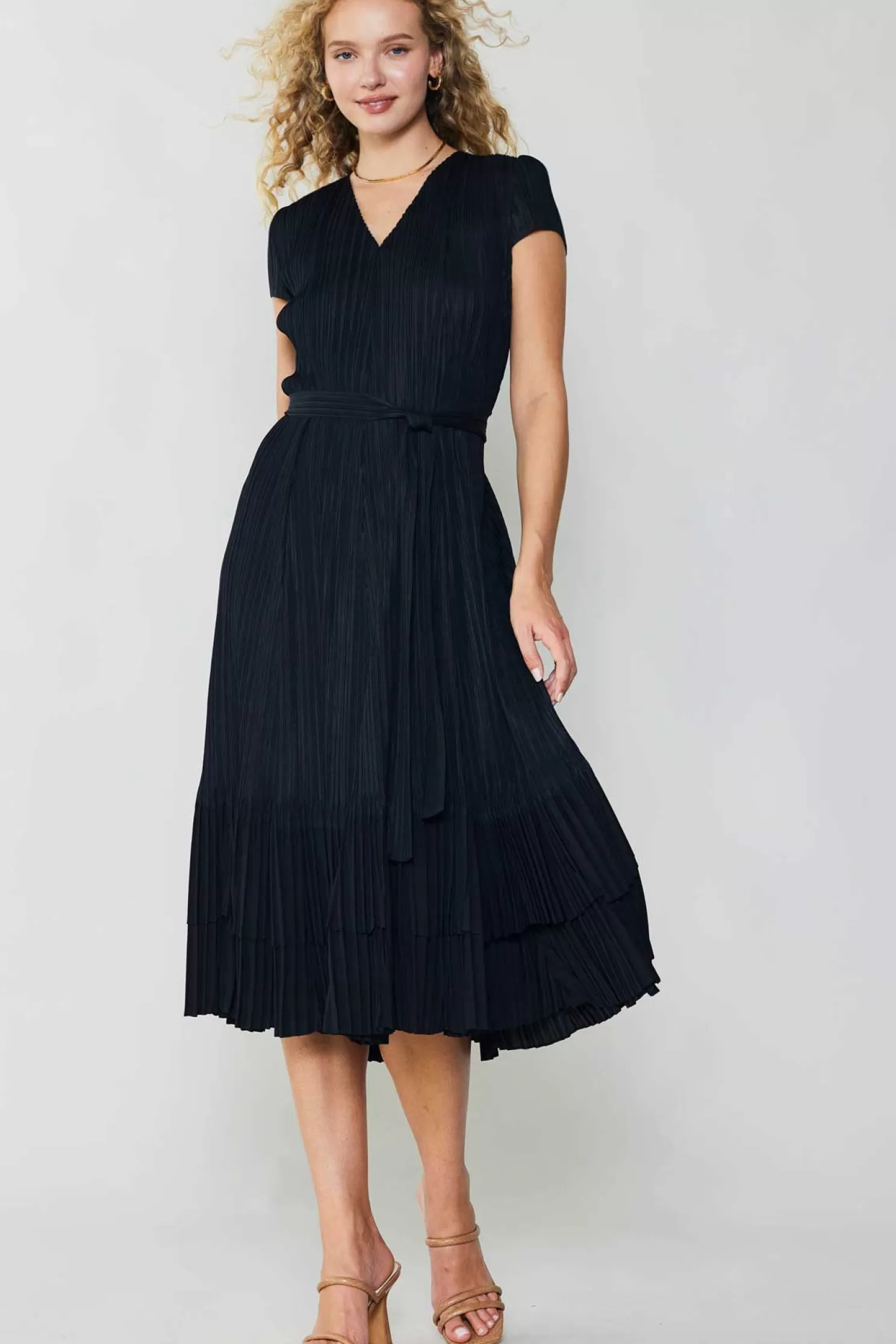 Flash Sale Pleated Midi Dress Midi Dresses