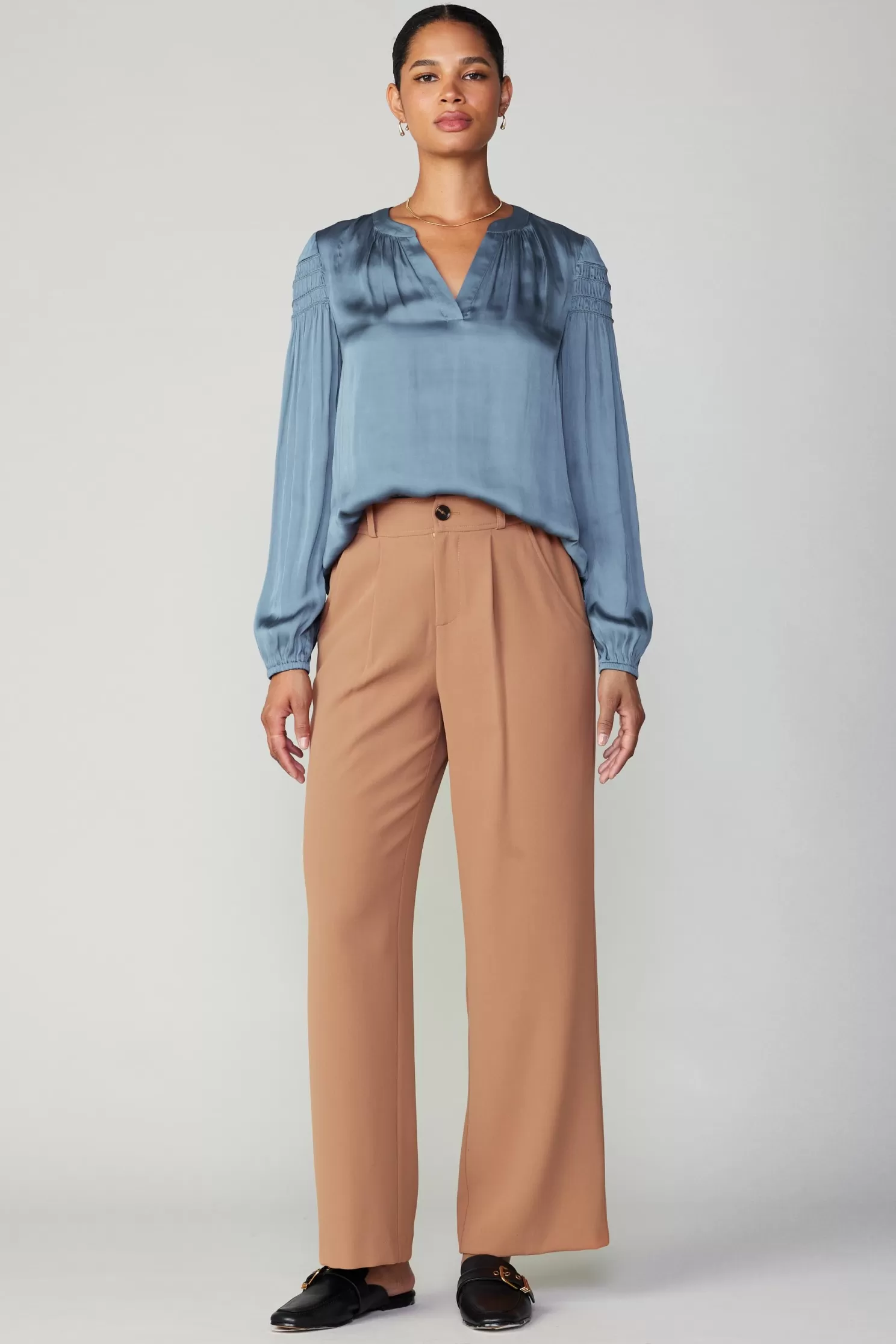 Online Pleated Wide Leg Pant BOTTOMS | Pants