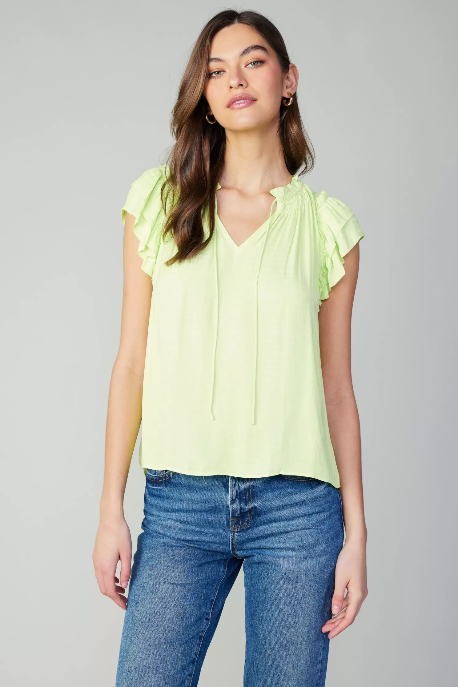 Flash Sale Sadie Tiered Sleeve Blouse Blouses | Short Sleeve Tops