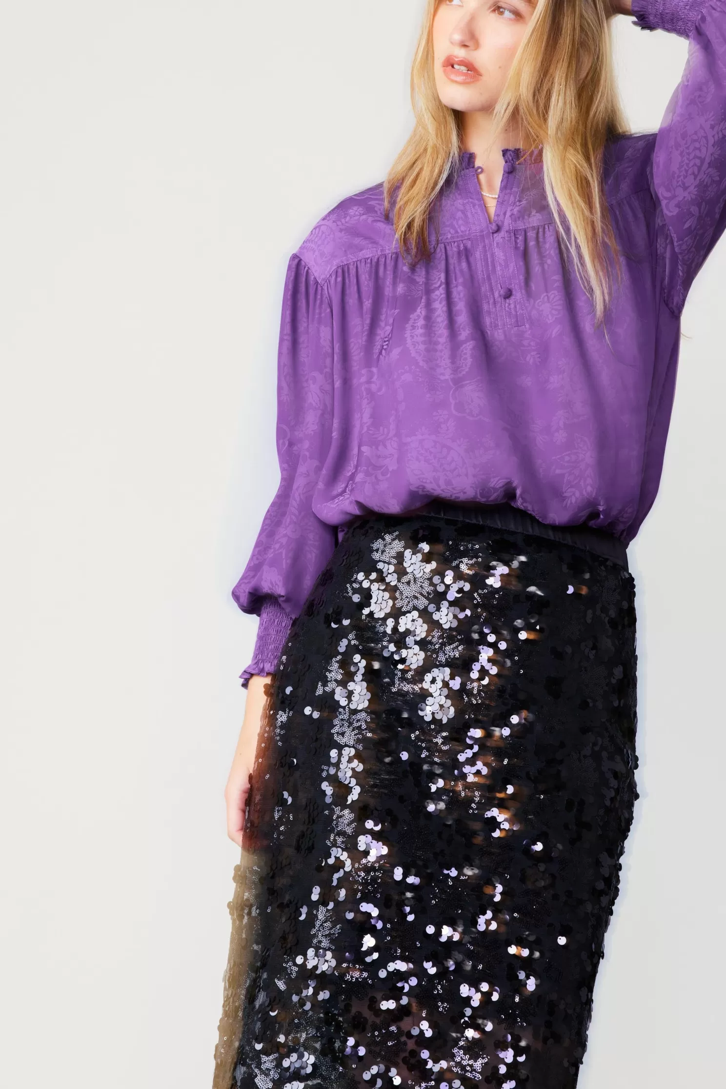 Fashion Sequin Pencil Skirt Skirts | Sets