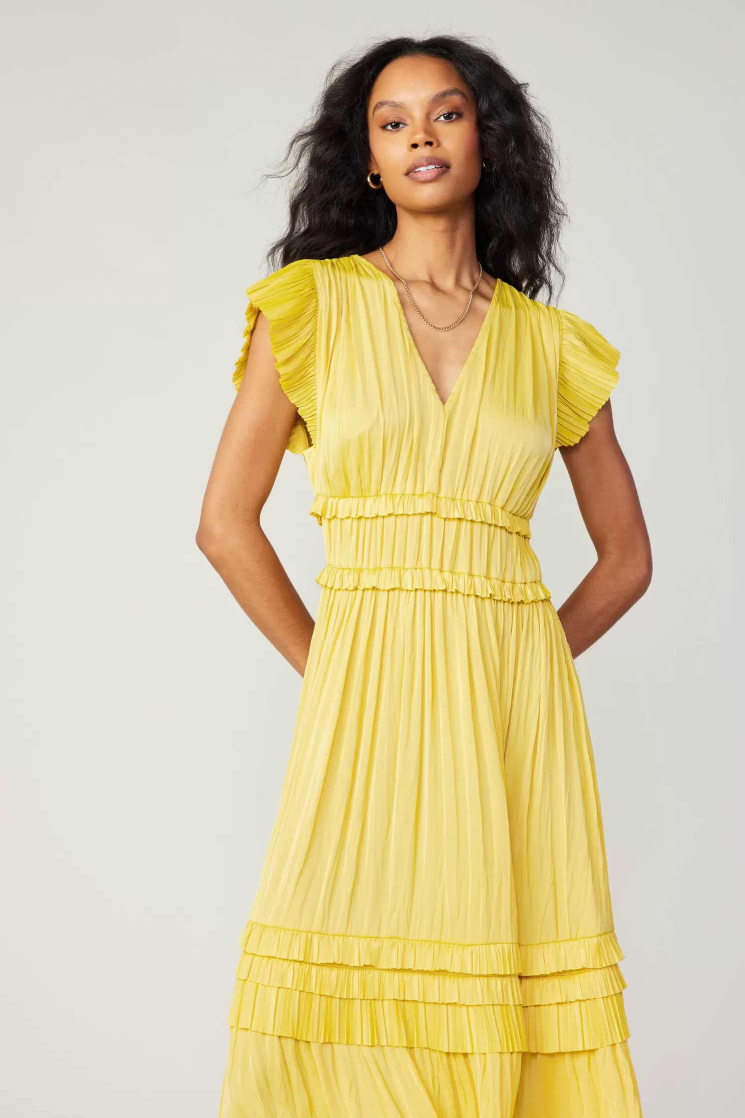 Flash Sale Sereia Pleated Midi Dress Midi Dresses