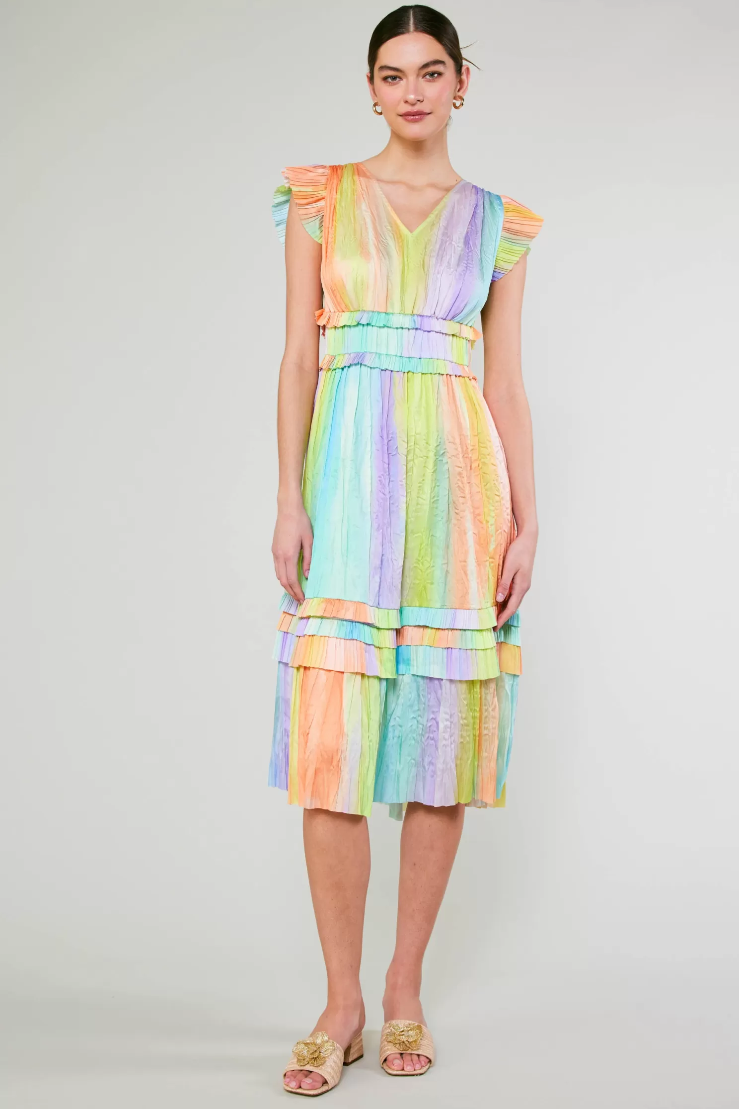 Store Sereia Painterly Midi Dress Midi Dresses