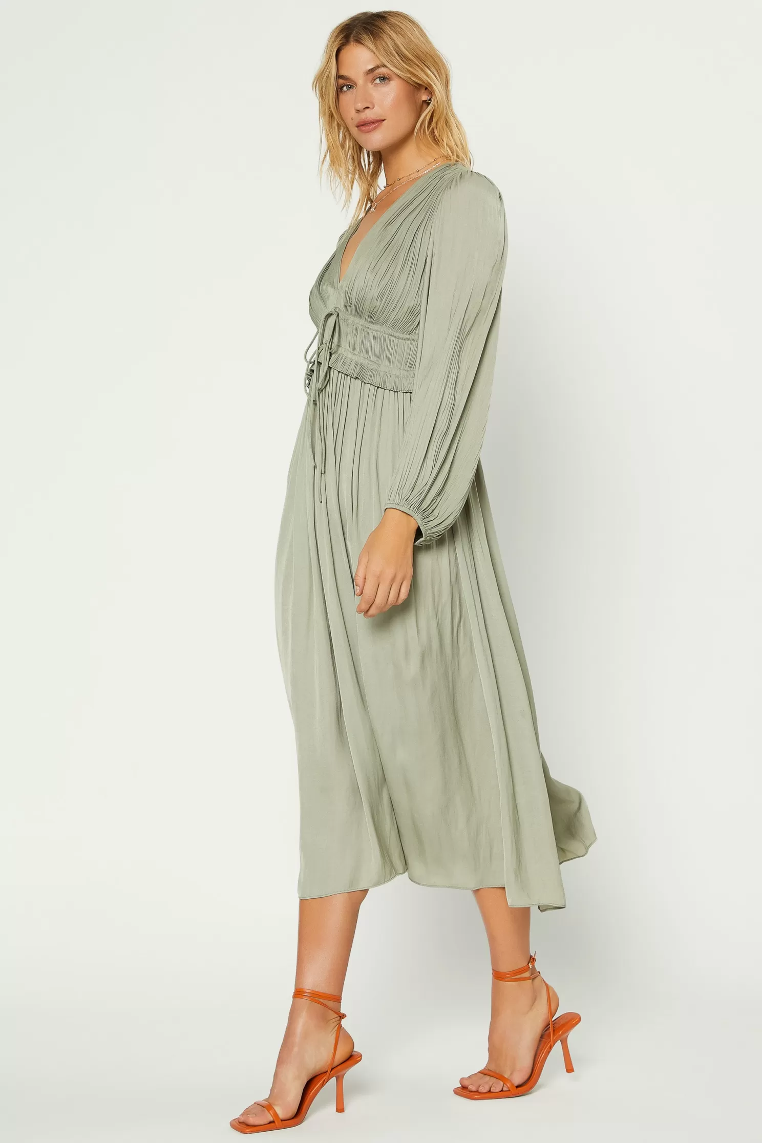 Clearance Sidonie Pleated Maxi Dress Maxi Dresses