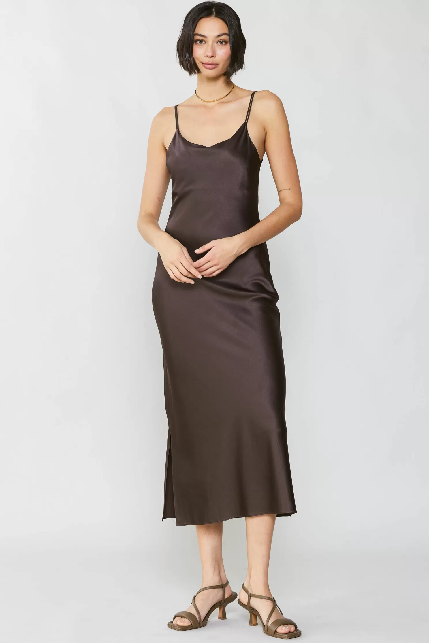 Store Silk Bias Midi Dress Midi Dresses