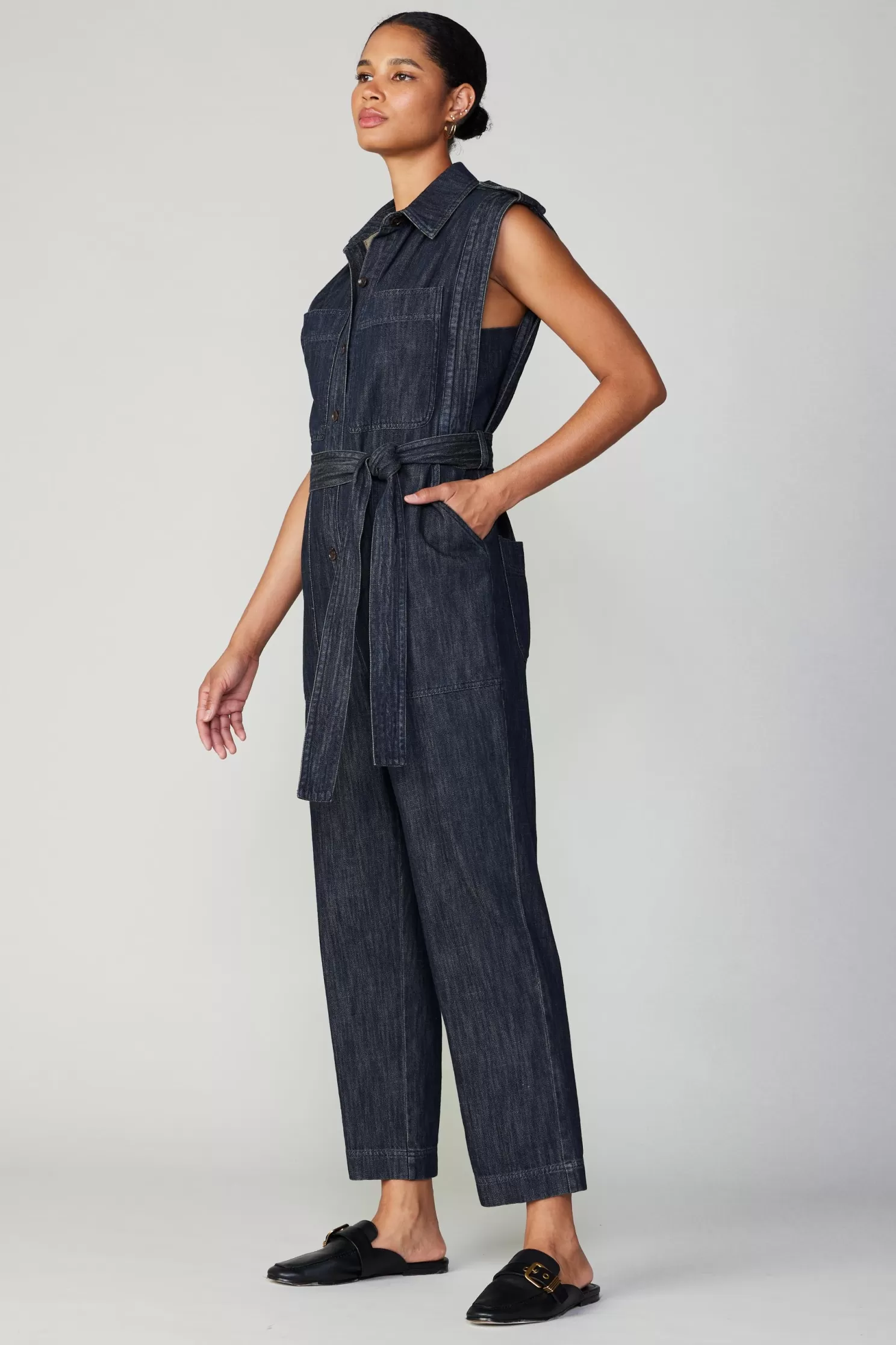 Sale Sleeveless Utility Jumpsuit Jumpsuits & Rompers