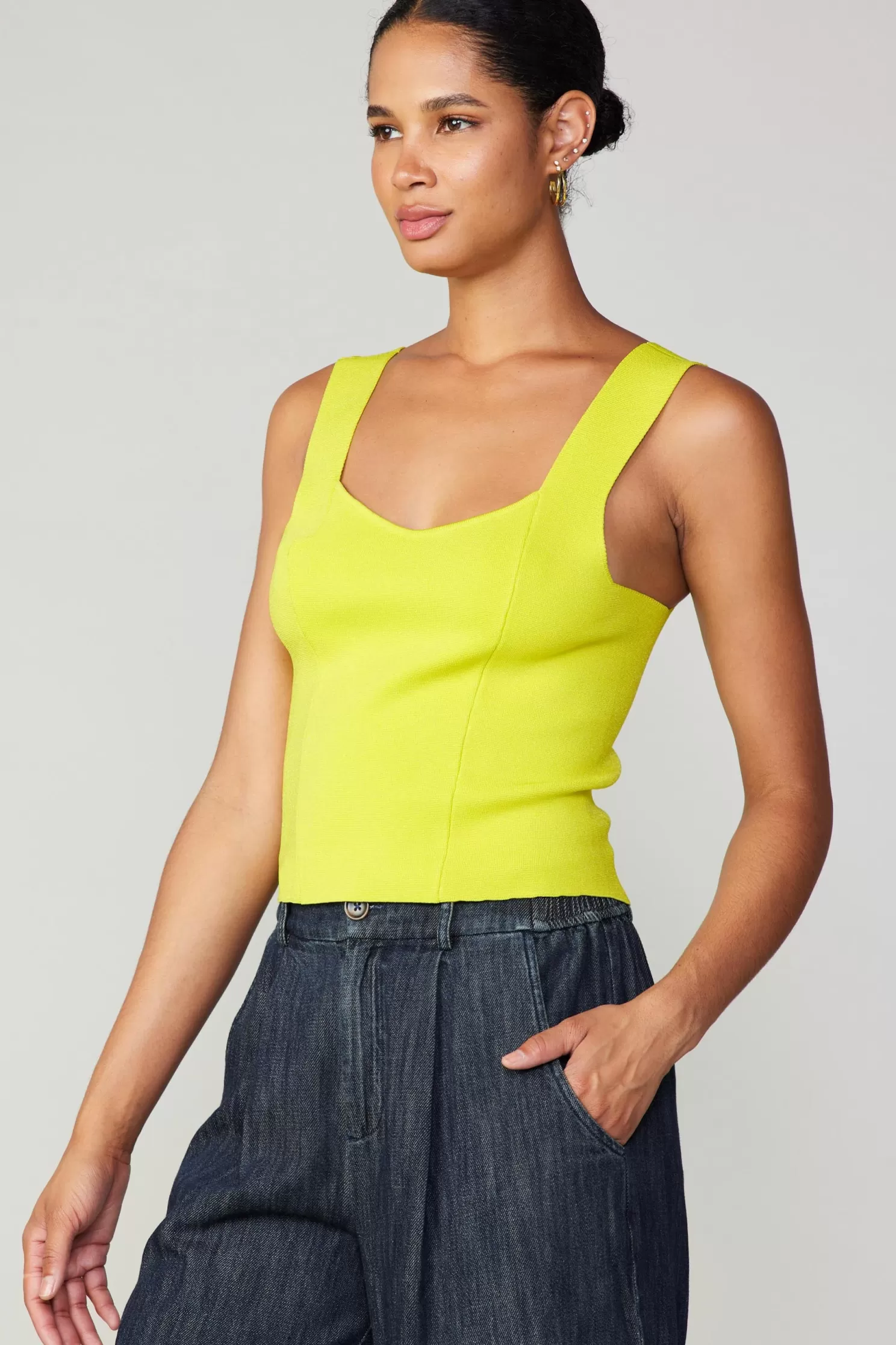 Clearance Sweetheart Knit Tank Top Blouses | Sweaters