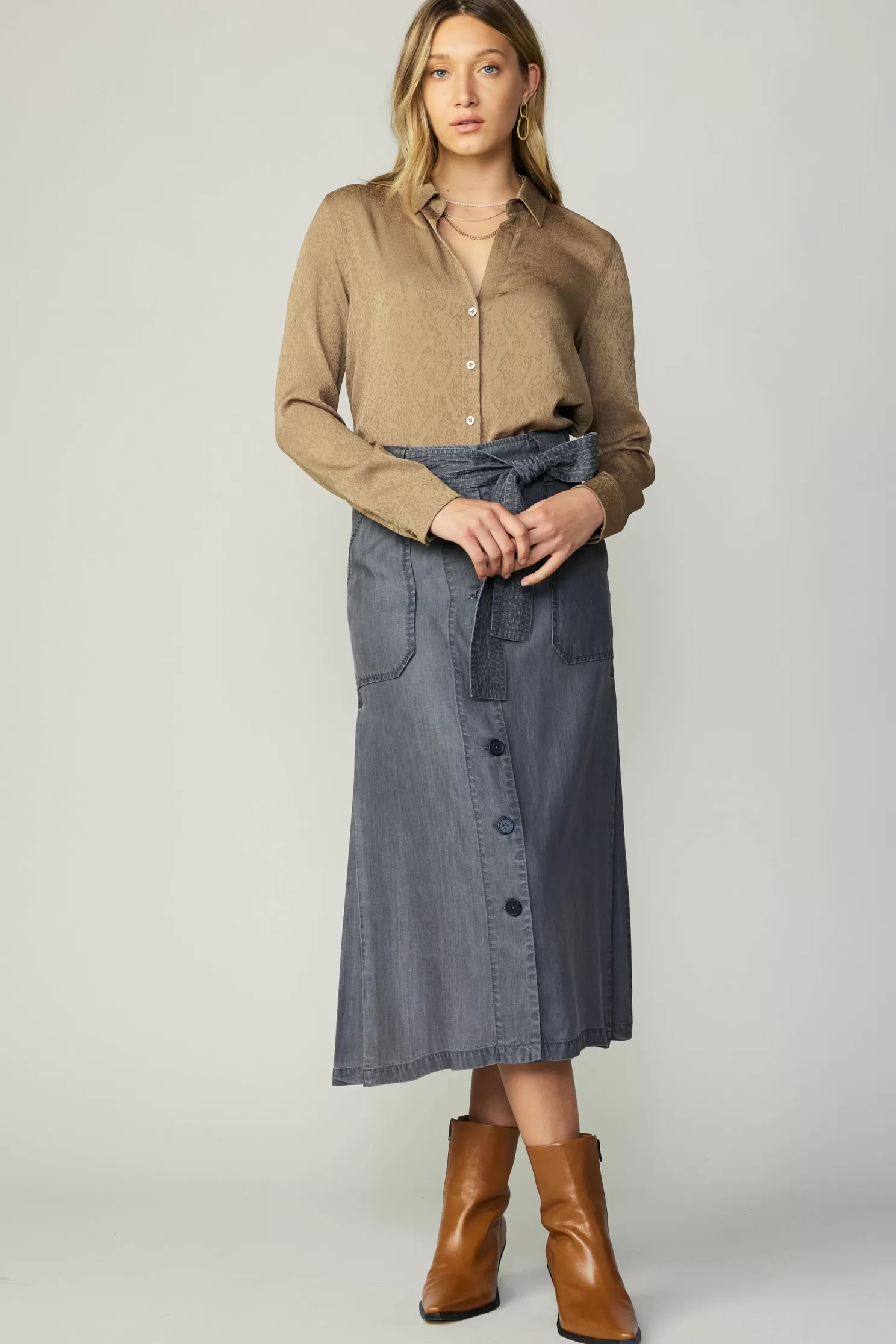 New Washed Utility Skirt Skirts