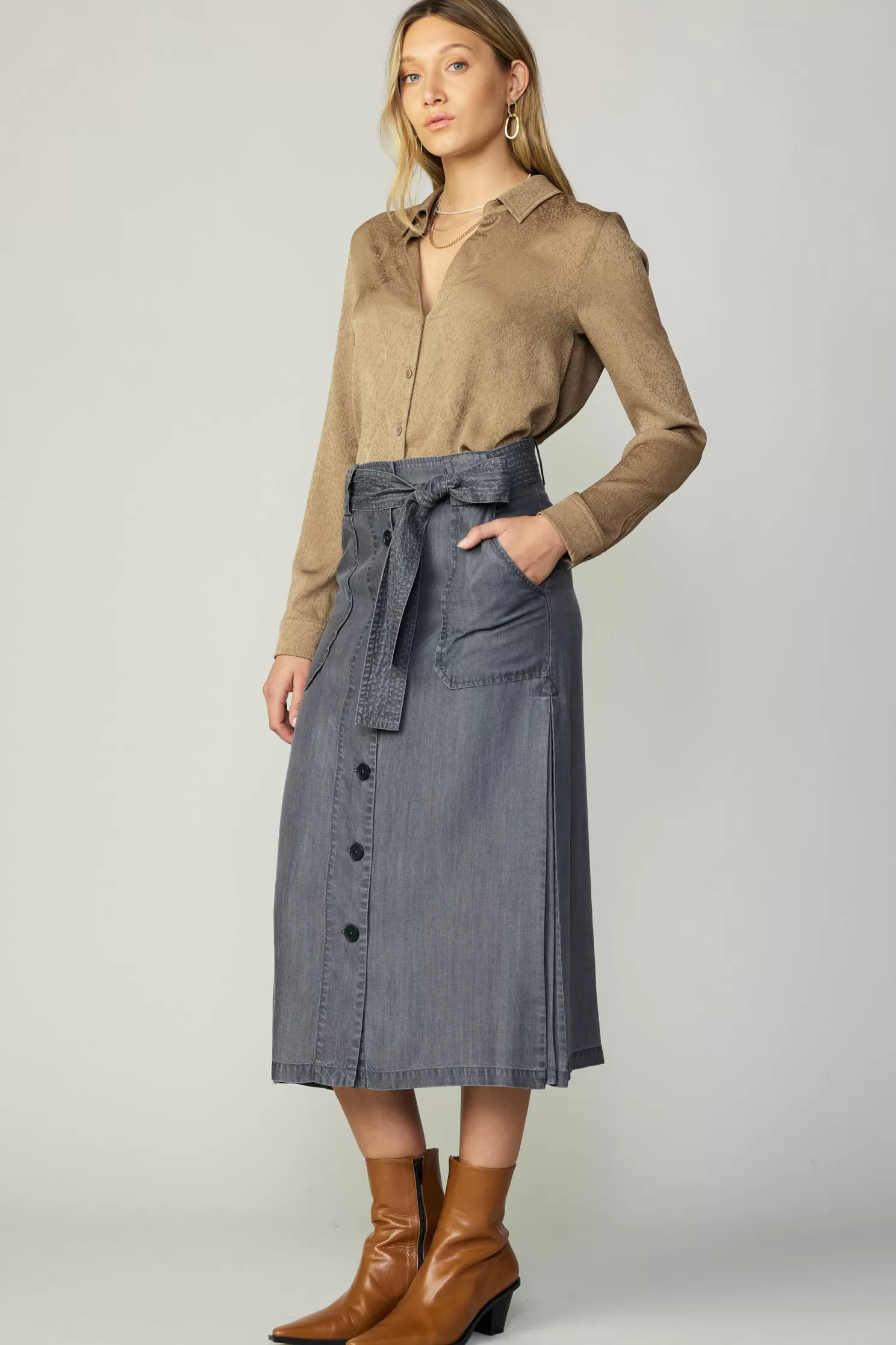 New Washed Utility Skirt Skirts